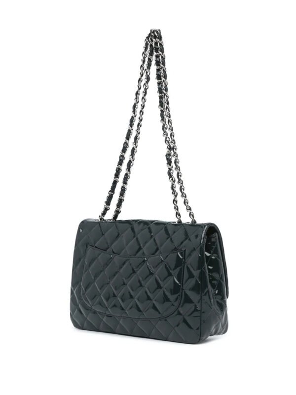 CHANEL  2009-2010 Jumbo Classic Patent Double Flap shoulder bag - 图片 3