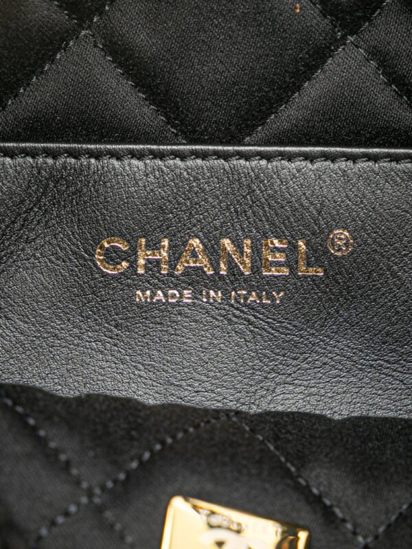 CHANEL 2021-2024 Mini Shiny Calfskin 22 satchel - 图片 7